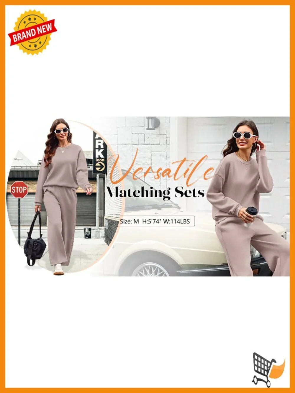 Women's 2 Piece Sweatshirt and Jogger Set Casual Lounge Outfit